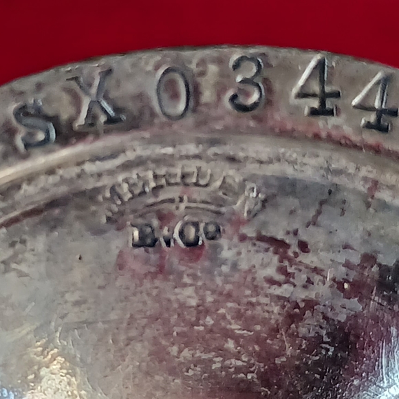 Vintage pair of egg cups, marked Meriden Britannia Company, silver soldered - Picture 7 of 7